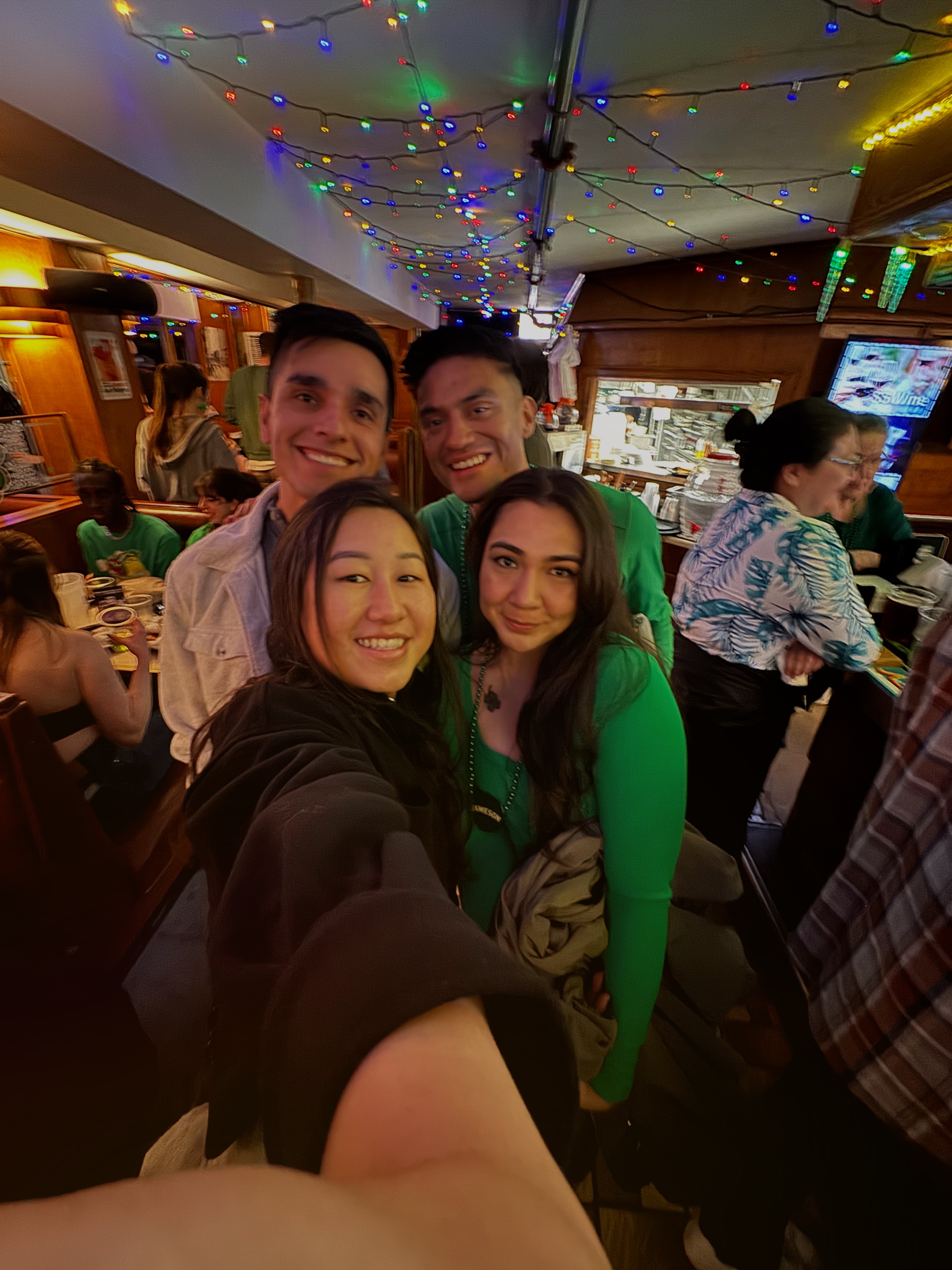 Landscape with trees and lake